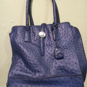 London Fog satchel. Rich blue.